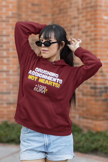 Crushing Assignments not hearts | Hoddie (Women)